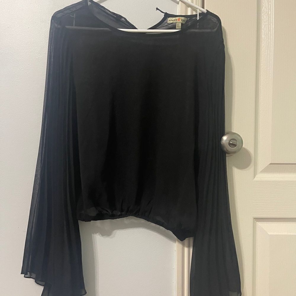ALTAR’D State black sheer top